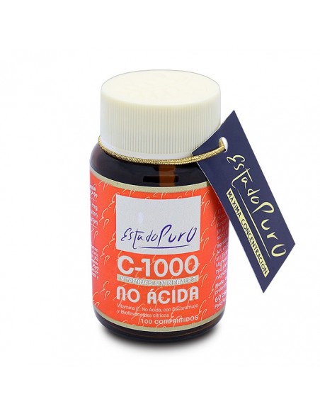 vitamina c 1000 no cida 100mg 100 comp estado puro