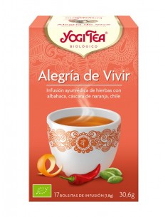 YOGI TEA ALEGRIA VIVIR (RECONFORT)  BIO 17 BOLSITAS
