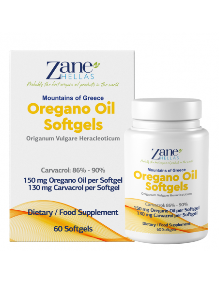 Aceite de Orégano Capsulas Blandas, Oregano Oil Supplement Softgels 60  Caplets