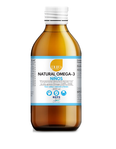 Natural Omega-3 Niños-Kids líquido