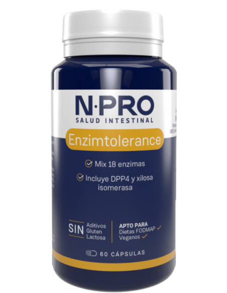 NPro ENZIMTOLERANCE  60 cápsulas