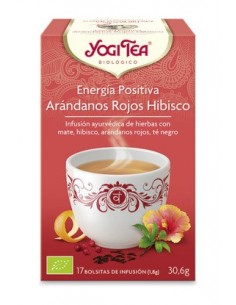 yogi tea energia positiva arandanos rojos hibisco bio 17 bolsitas